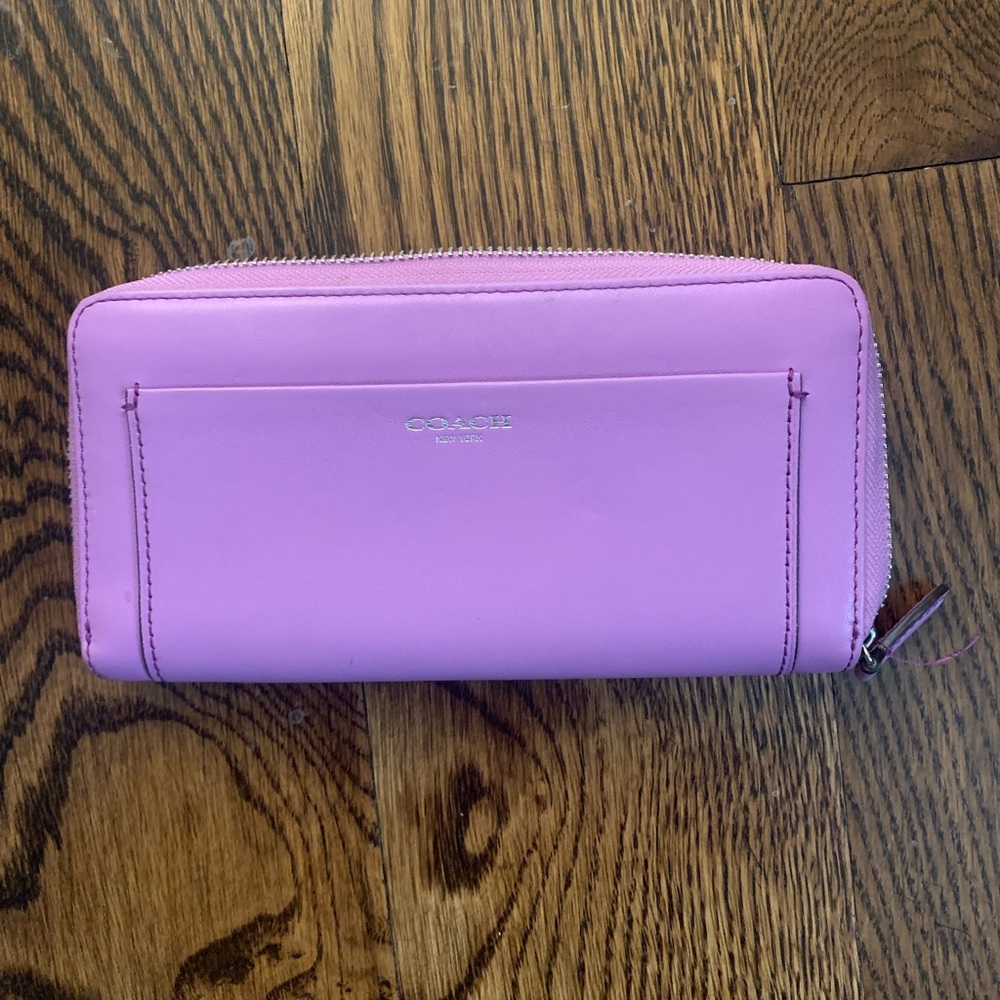 Authentic Purple Coach wallet